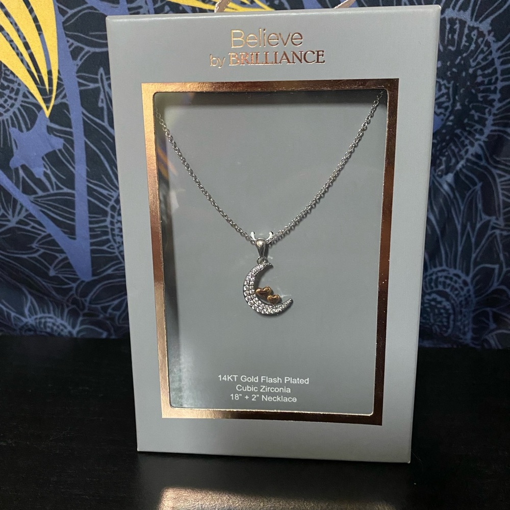 Moon & hearts Necklace